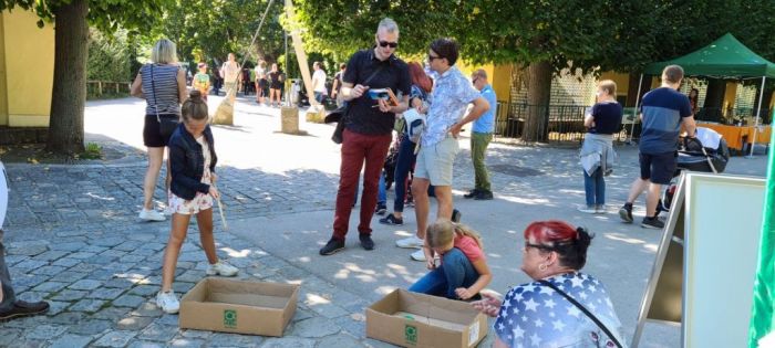 Anglerspiel bei den Artenschutztagen im Zoo Schönbrunn