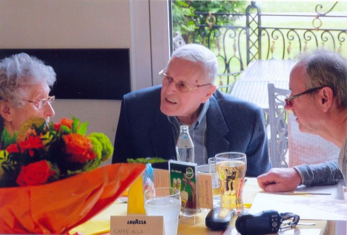 2015 - 90er Geburtstag von Prof.Otto Gartner, gemeinsam mit seiner Frau und Dr. Anton Lamboj